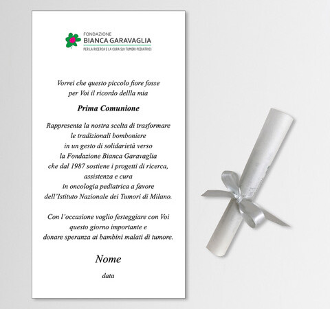 Pergamena Prima Comunione / Santa Cresima