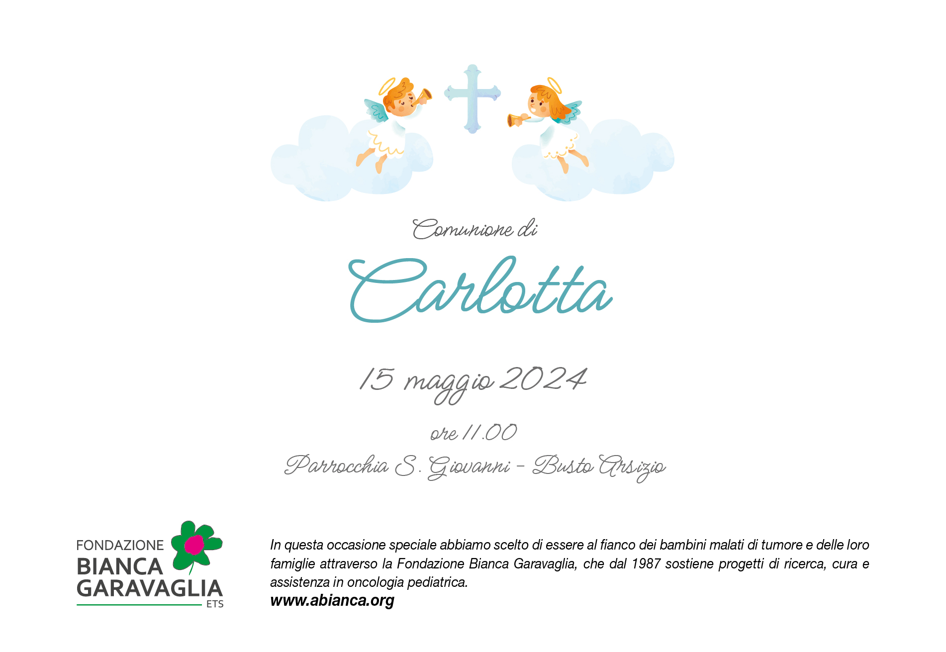 Partecipazioni Prima Comunione