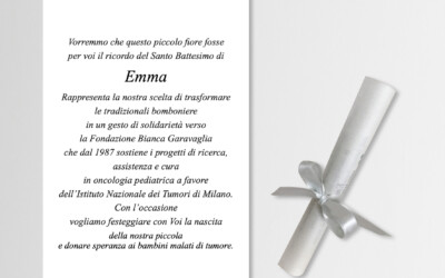 Pergamena Battesimo