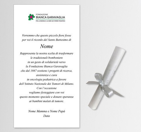 Pergamena Battesimo
