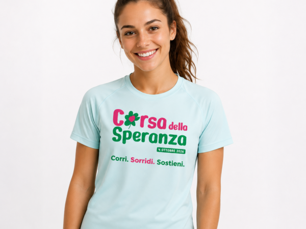 T-shirt ufficiale Corsa della Speranza 2026
