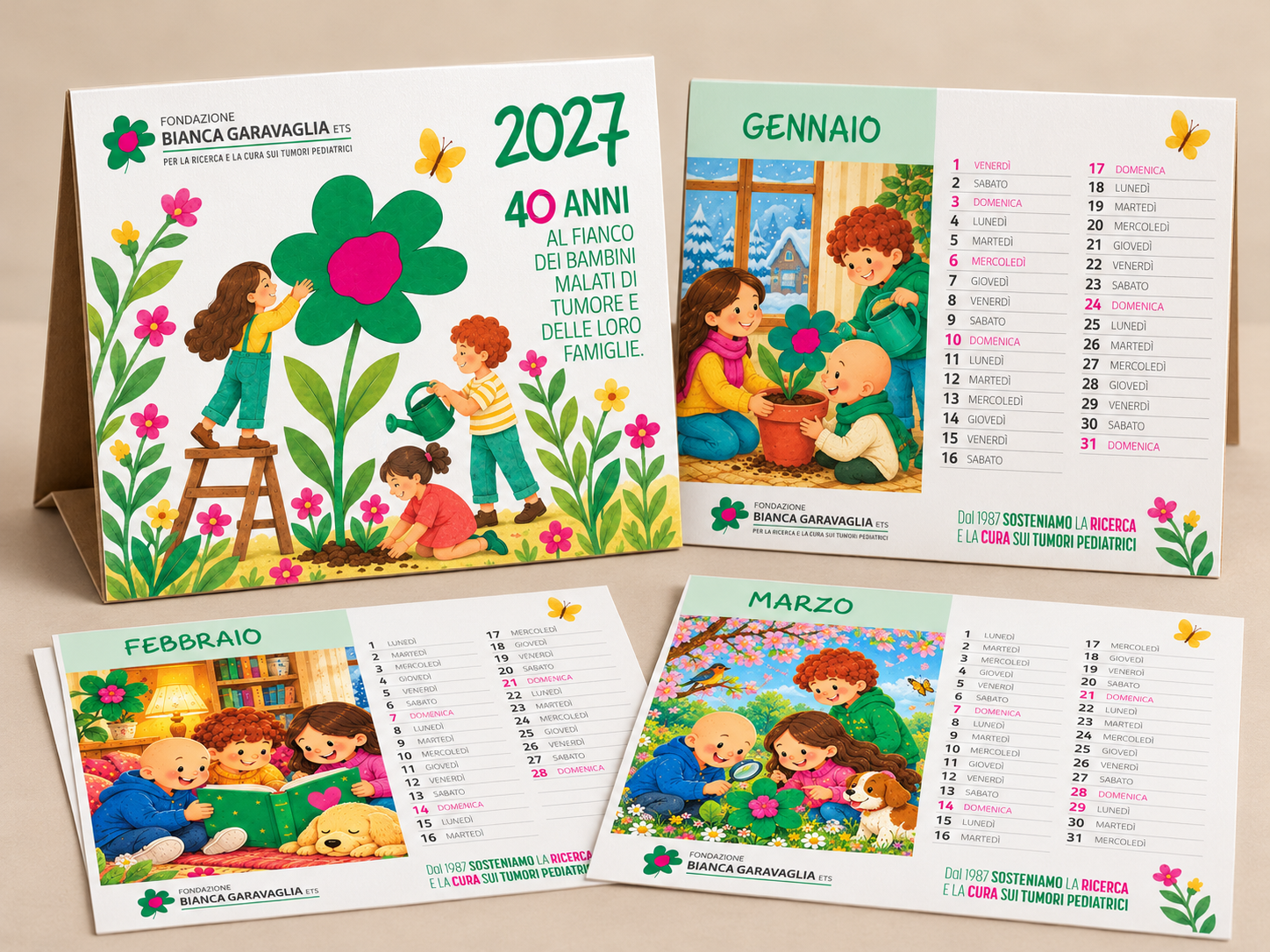 Calendario da tavolo 2027
